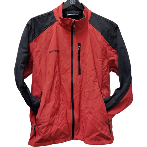 Swiss Tech Mens 2XL (50-52) Blue Water Resistant Softshell Performance Jacket. - Picture 2 of 10